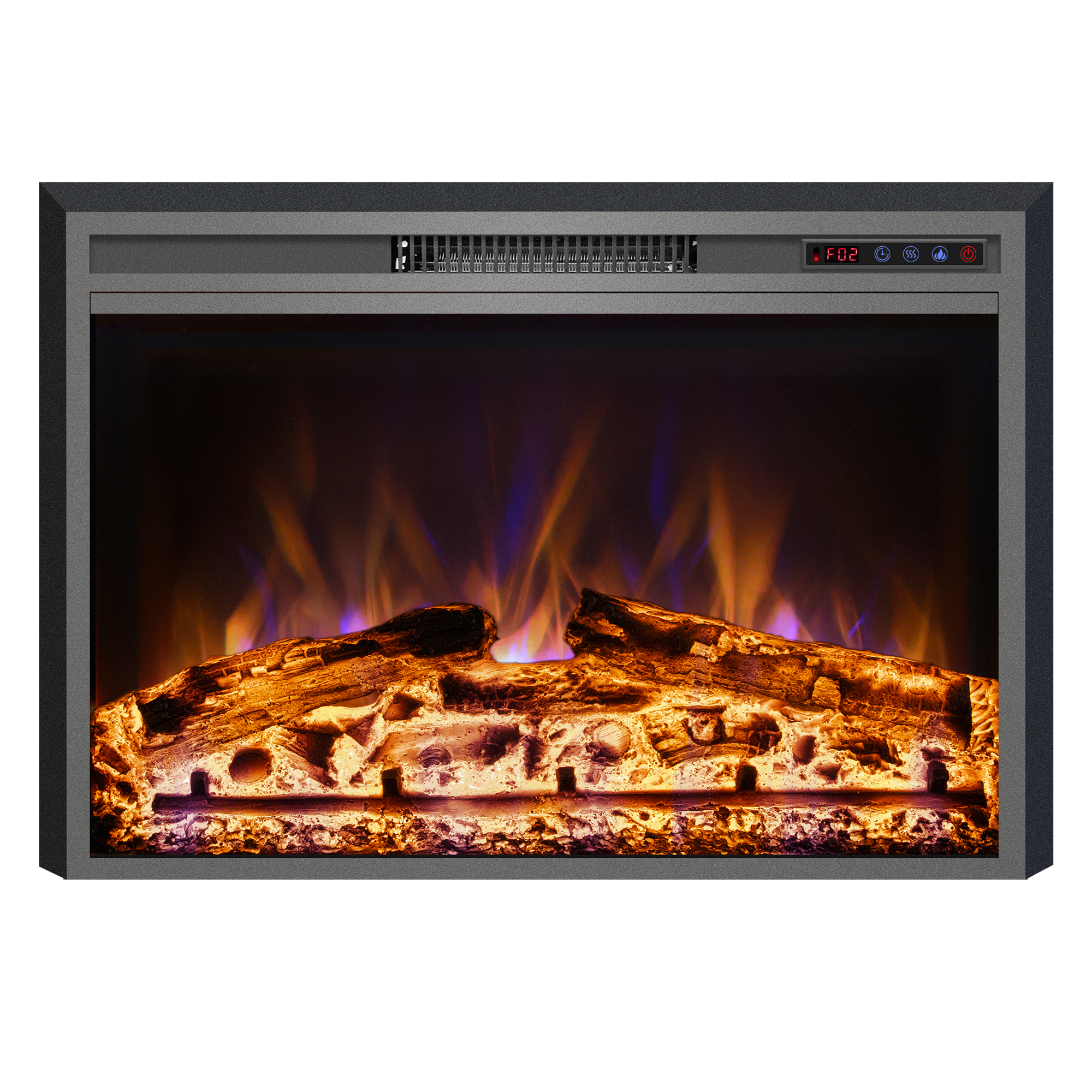 Valuxhome Class Electric Fireplace Insert with 3 Flame